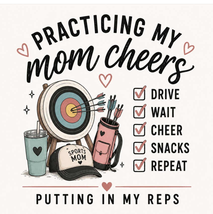 Archery Mom tote front